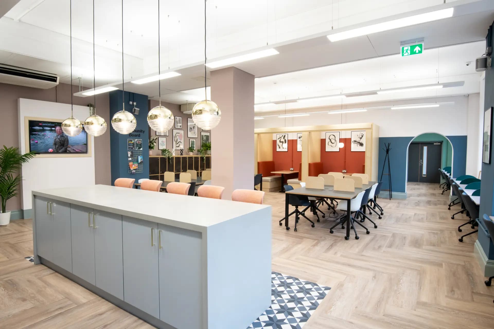 Desk at Wizu Workspace Leeming Building Leeds